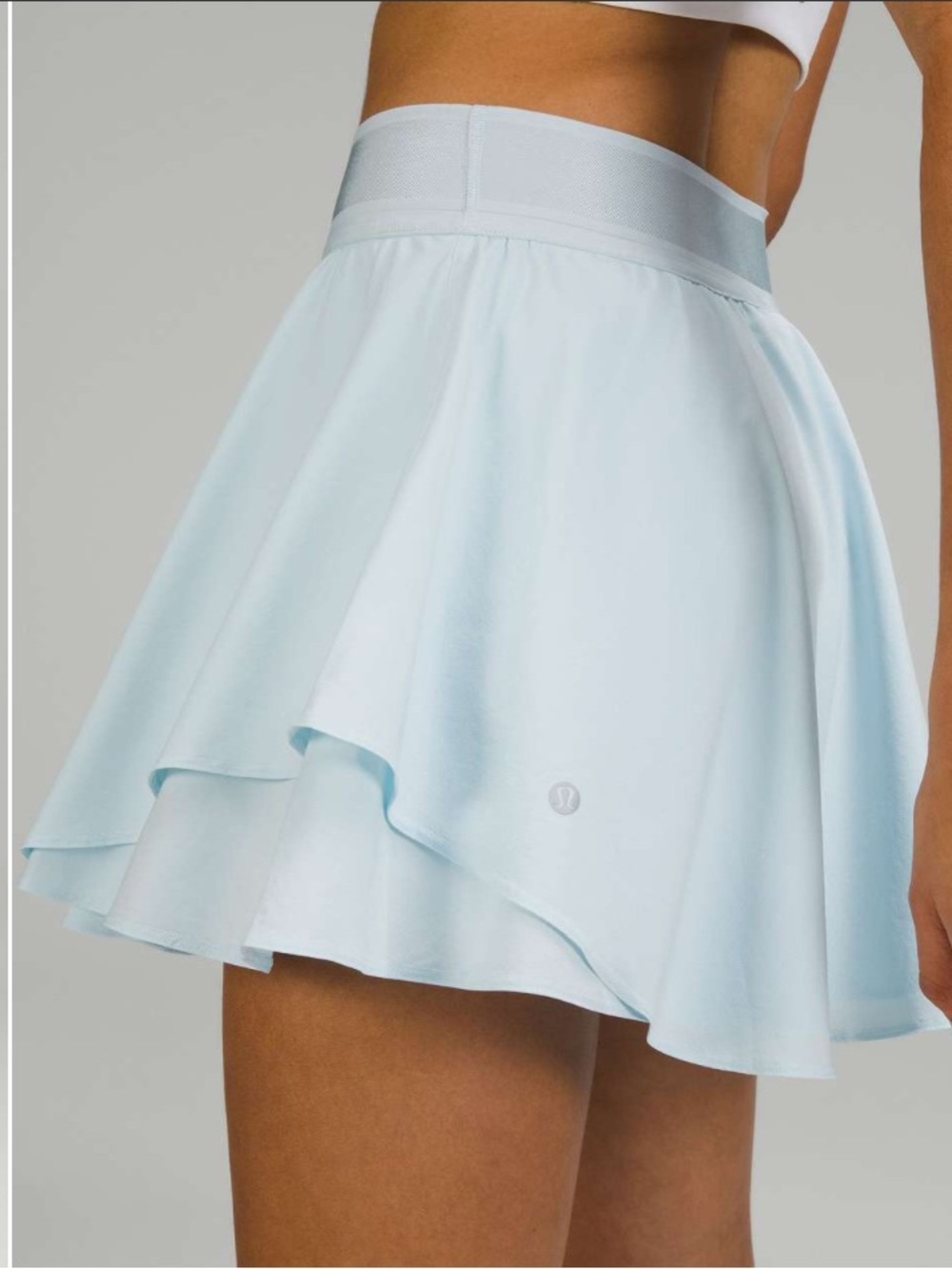 NWT/NWOT Lululemon Matching Powder Blue Tennis Set. Size 6 - Picture 9 of 10